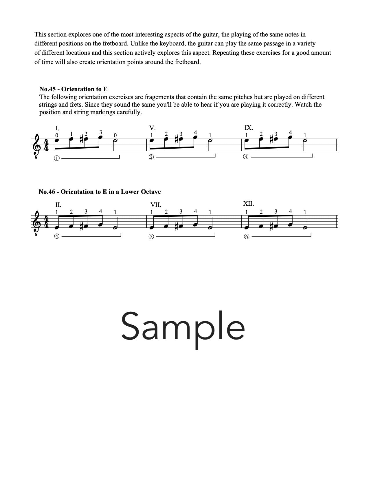 Exploring the Fretboard Sample