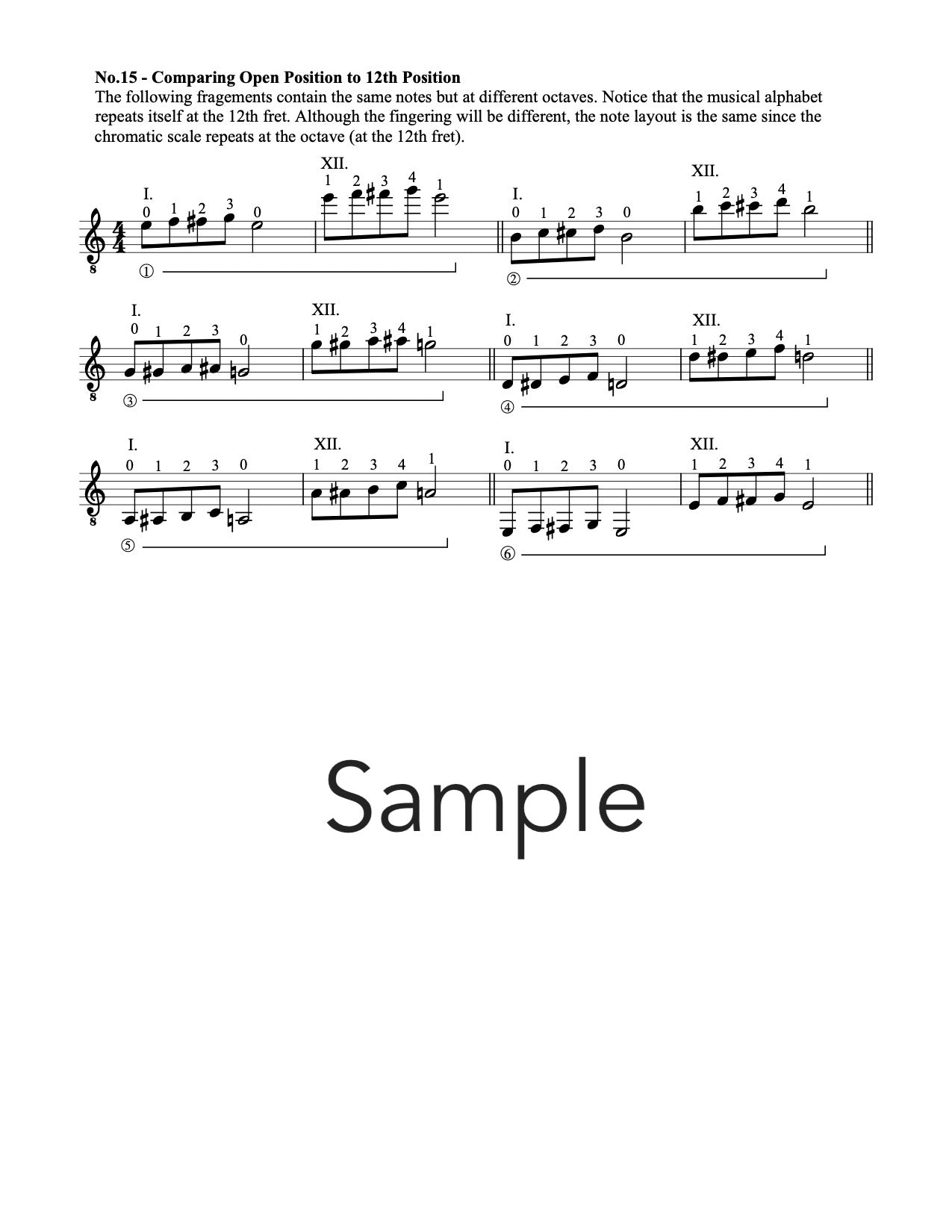 Exploring the Fretboard Sample