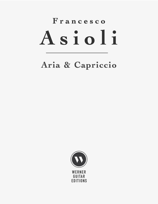Aria and Capriccio by Francesco Asioli