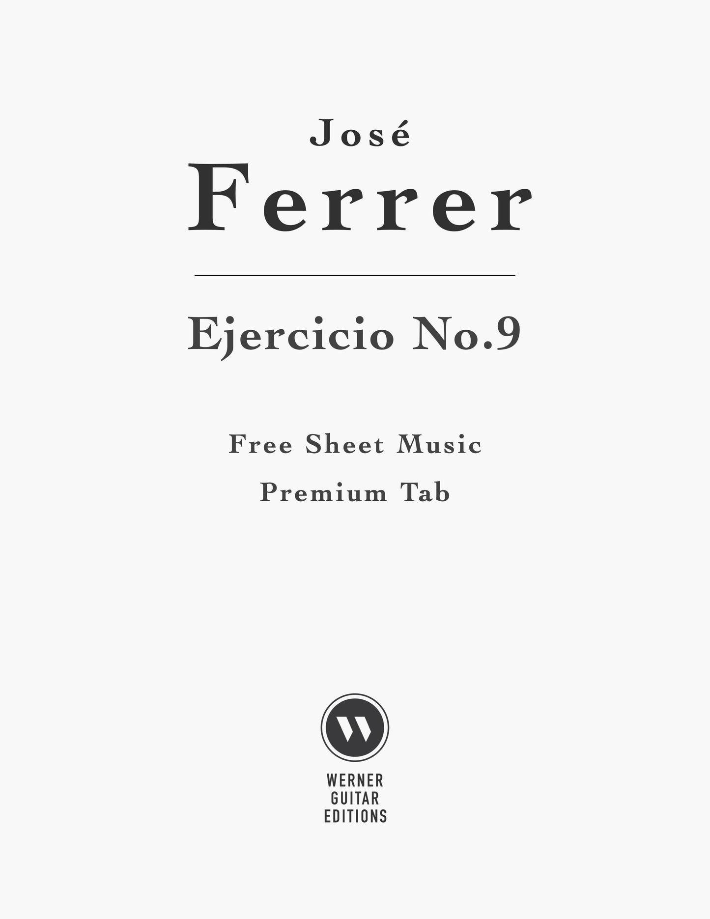 Ejercicio No.9 by José Ferrer (Free PDF)