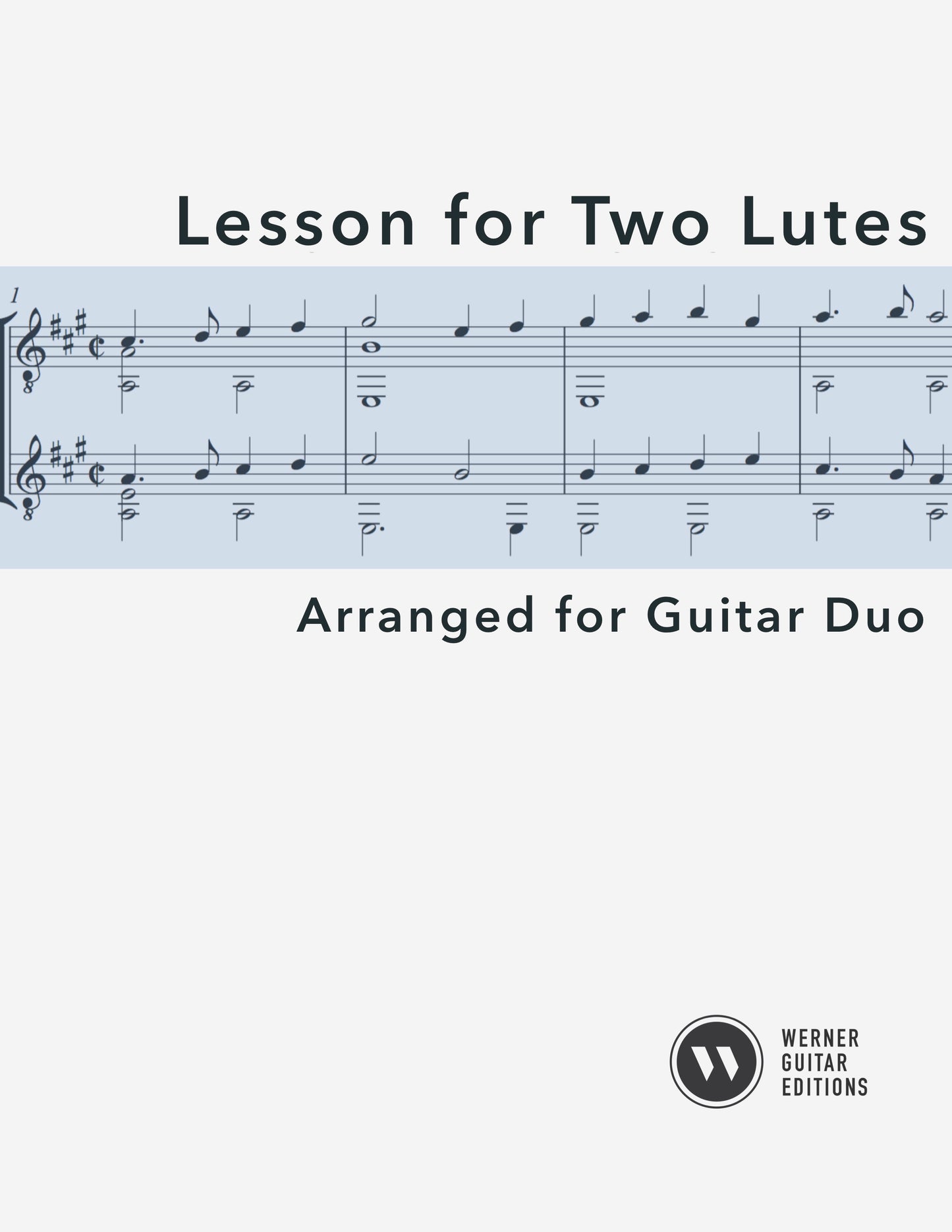 Lesson for Two Lutes - Guitar Duet (PDF)