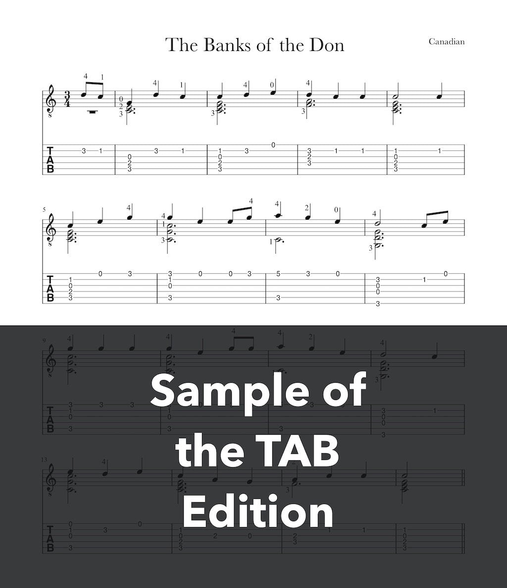 Easy Folk Songs Volume 1 - TAB Sample