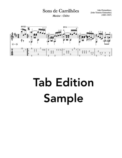 Sons de Carrilhões by Pernambuco (TAB Sample)