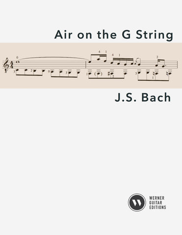 Air on the G String by Bach for Guitar
