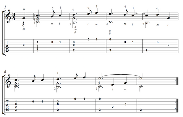 Easy Classical Guitar Volume 1 (PDF)