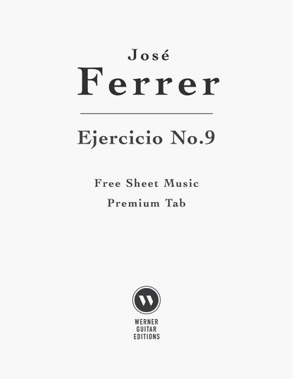 Ejercicio No.9 by José Ferrer (Free PDF)