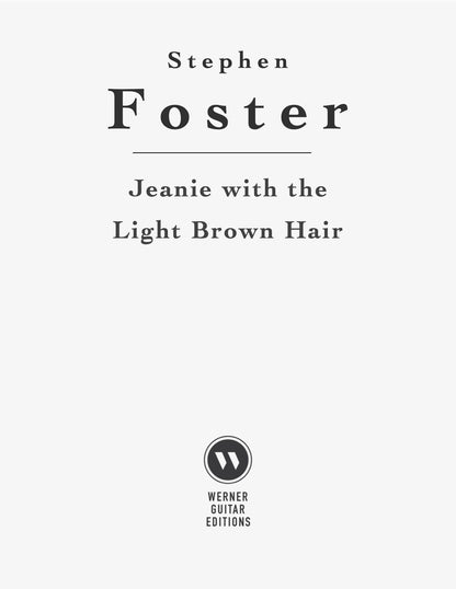 Jeanie with the Light Brown Hair by Foster (PDF)