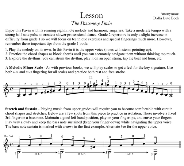 Classical Guitar Repertoire Lessons Grade 2 (PDF)