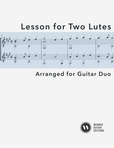 Lesson for Two Lutes - Guitar Duet (PDF)