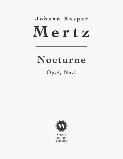 Nocturne No. 1, Op. 4 by Mertz (PDF Sheet Music or Tab)