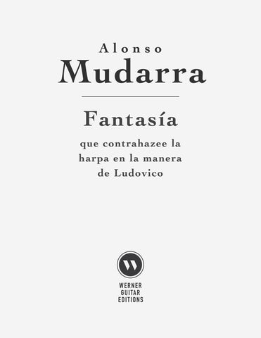 Fantasia X by Mudarra Sheet Music or Tab for Guitar (PDF)
