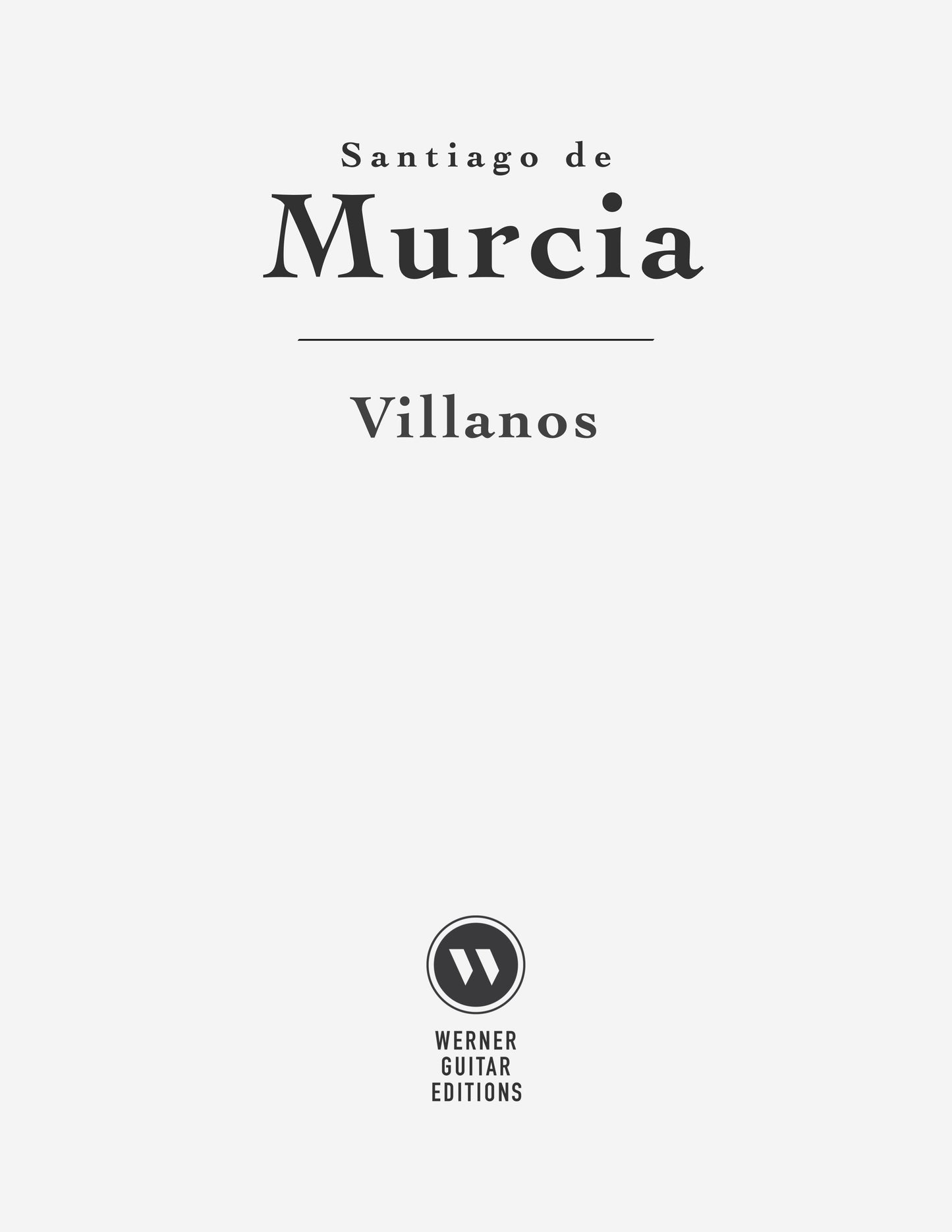 Villanos by Santiago de Murcia (PDF Sheet Music and Tab)