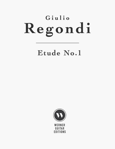 Etude No.1 by Giulio Regondi (PDF Sheet Music)