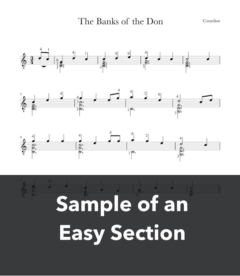 Easy Folk Songs Volume 1 - For Solo Fingerstyle or Classical Guitar ...