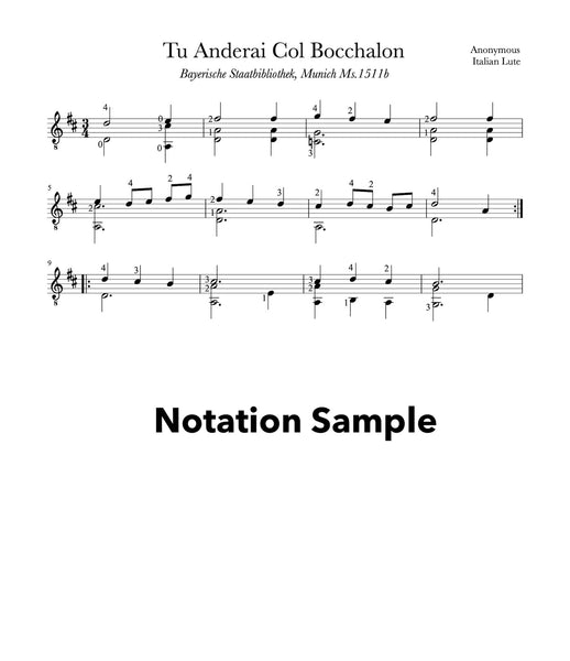 Easy Classical Guitar Volume 2 - Sheet Music Sample