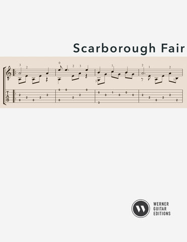 Scarborough Fair for Guitar (PDF)