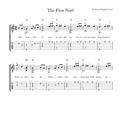 Easy Christmas Songs for Guitar Vol.3 (PDF)